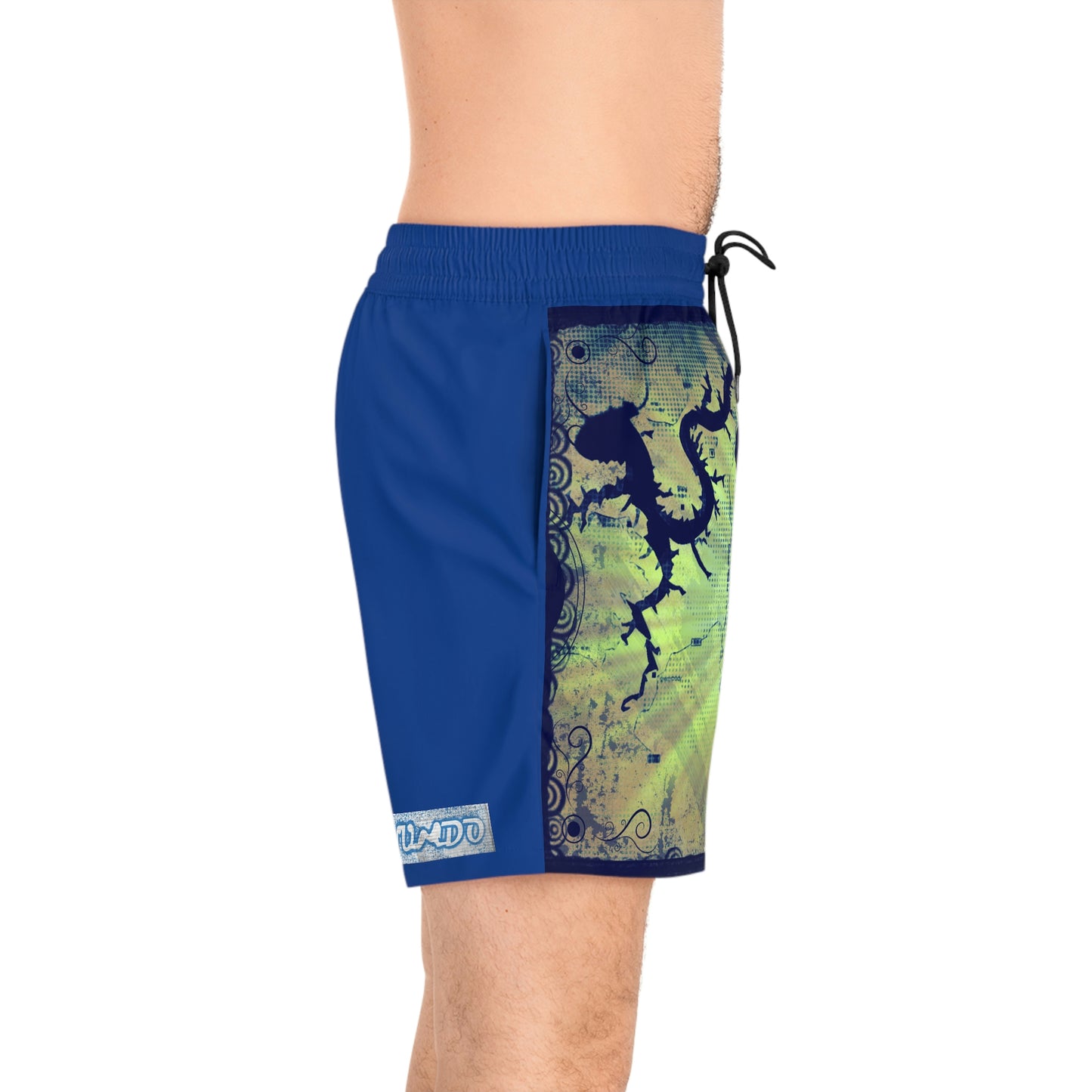 Lake Travis Mid-Length Swim Shorts Blue