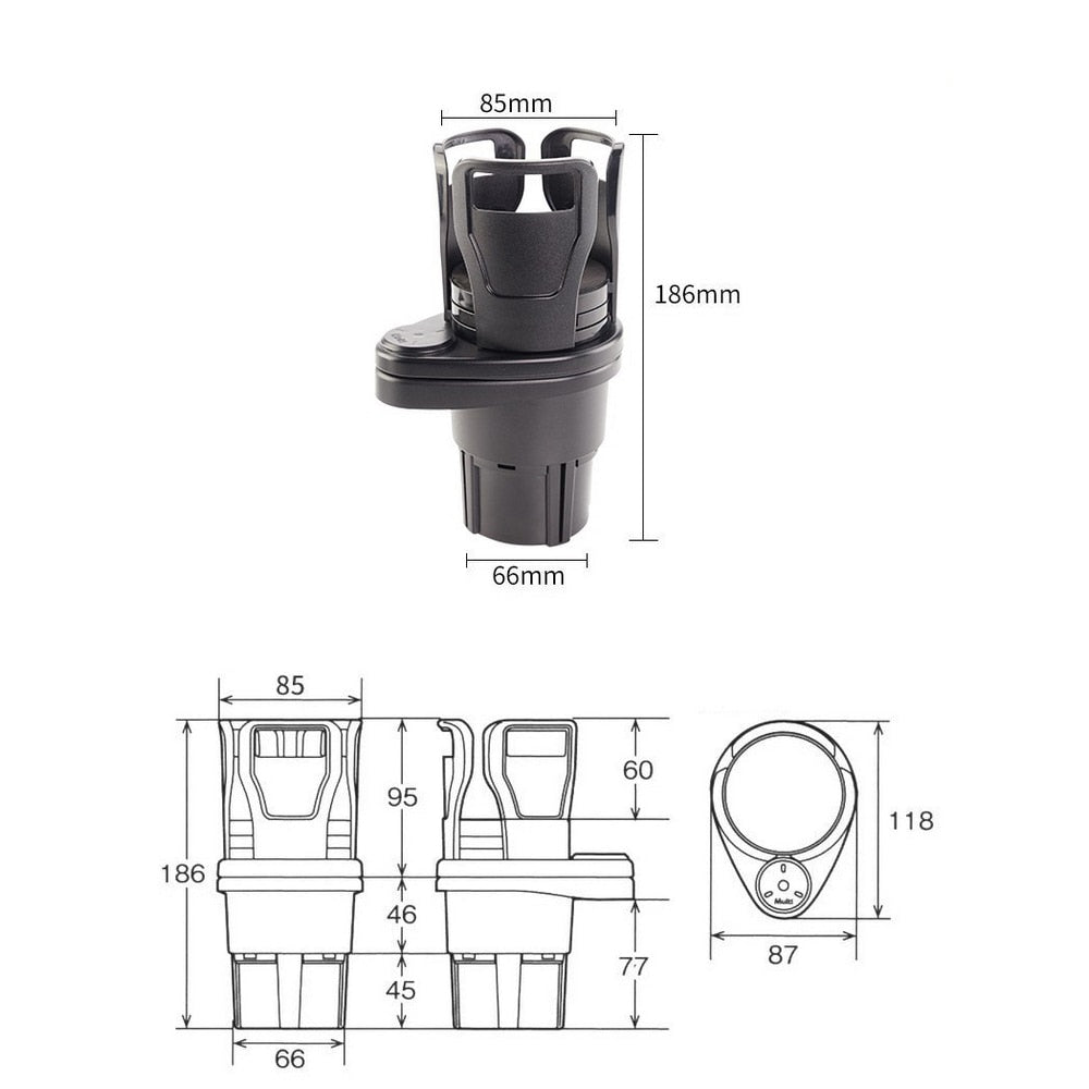 360 Degree Rotating Water Boat Cup Holder