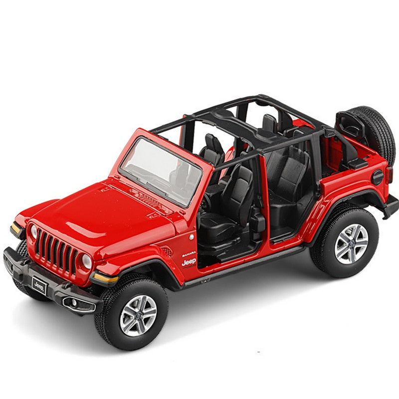 1:32 Jeeps Wrangler Rubicon Alloy Car Model