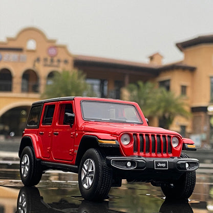 1:32 Jeeps Wrangler Rubicon Alloy Car Model