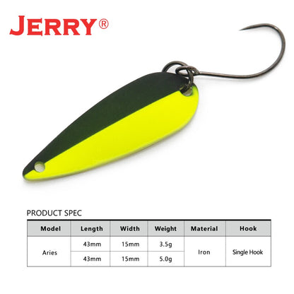 Jerry Aries Iron micro spinner glitter for lake area