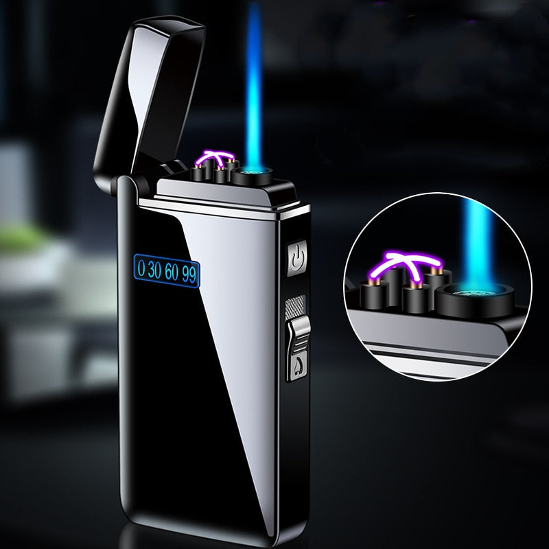 New Windproof Metal USB Lighter Torch