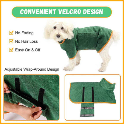 Dog Bathrobe Towel