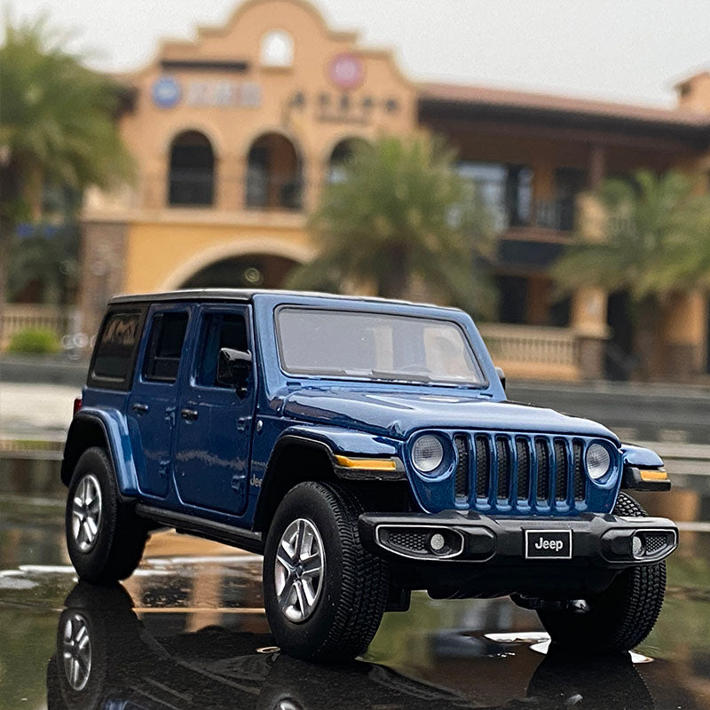 1:32 Jeeps Wrangler Rubicon Alloy Car Model