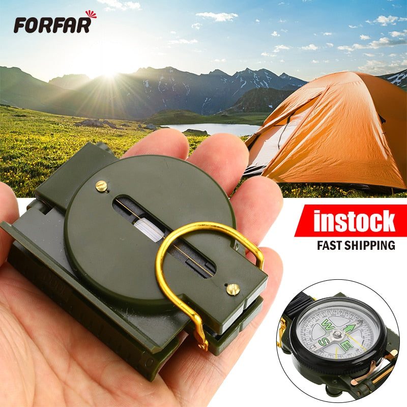 Folding Compass Survival Precise Navigation Expedition Tool