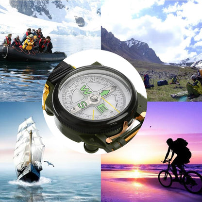 Folding Compass Survival Precise Navigation Expedition Tool