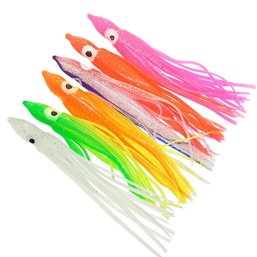 20-pieces Luminous Squid Skirts