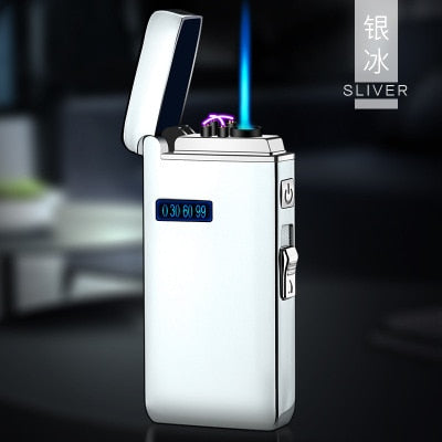 New Windproof Metal USB Lighter Torch