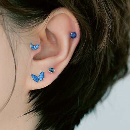 Little Butterfly Stud Tragus Earring