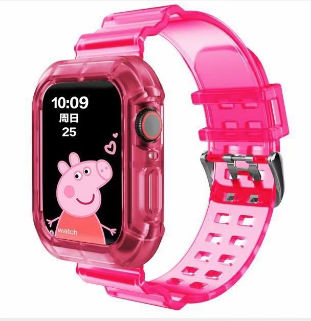 silicone Waterproof Strap for Apple Watch 8