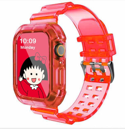 silicone Waterproof Strap for Apple Watch 8