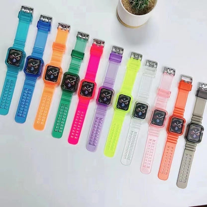 silicone Waterproof Strap for Apple Watch 8