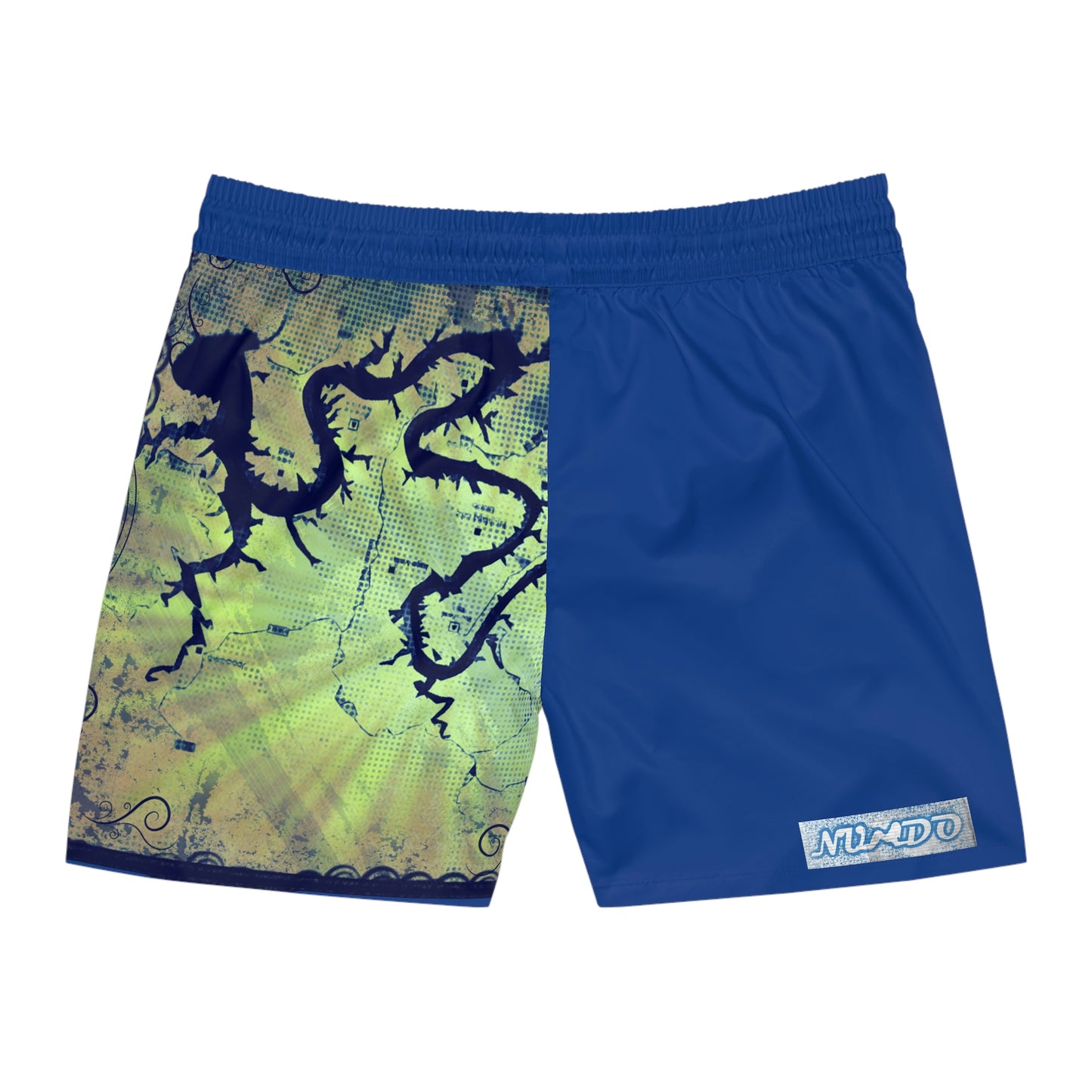 Lake Travis Mid-Length Swim Shorts Blue