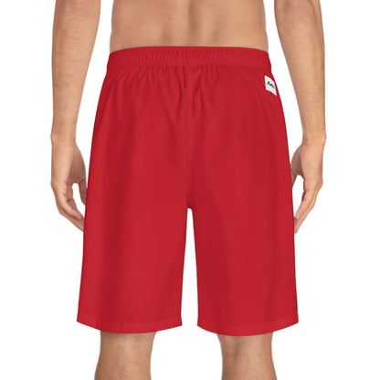 Red Nundo Peacepipe Board Shorts